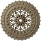 Ekena Millwork Sellek Ceiling Medallion (Canopies up to 1 1/8"), 18 1/2"OD x 7/8"ID x 1 1/2"P, Gobi Desert Crackle CM18SKGDC - alternate 1